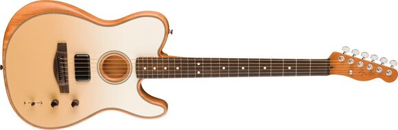 Special Acoustic-electric Guitar Fender FINNEAS Acoustasonic Player Telecaster RW Cappuccino Fade Special Acoustic-electric Guitar - 6