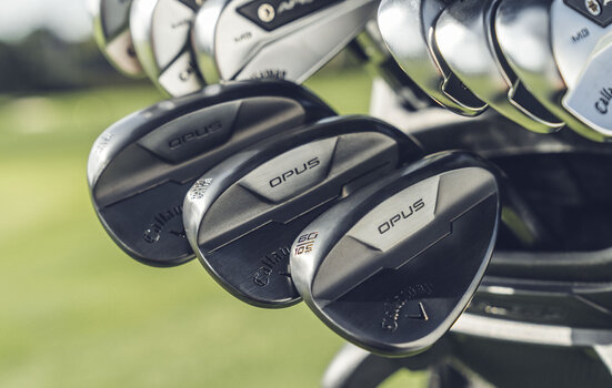 Golf palica - wedge Callaway Opus Black Golf palica - wedge Desna roka 60° 10° Graphite Wedge Flex - 12