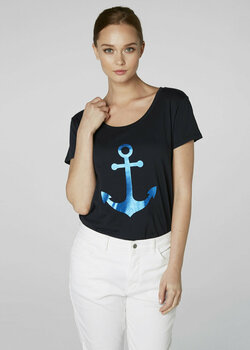 Camisa Helly Hansen W Graphic T-Shirt Navy - XS - 4