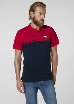 T-Shirt Helly Hansen Salt Polo T-Shirt Flag Red S - 2