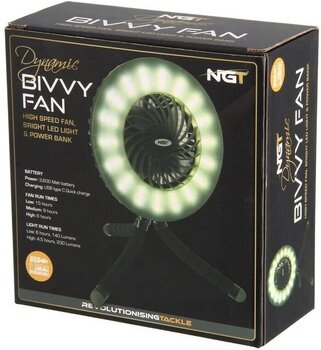 Otros aparejos de pesca y herramientas NGT Dynamic Fan & Bivvy Light 17 cm - 7