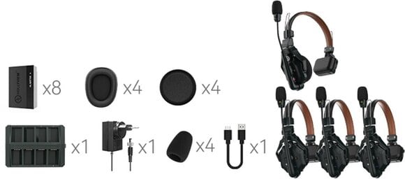 Systèmes d'interphone sans fil Hollyland Solidcom C1 PRO-4S ENC (Juste déballé) - 2