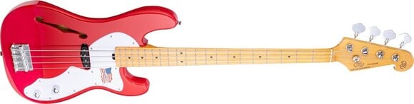 4-string Bassguitar SX SBA2PH Rosso Corsa Red 4-string Bassguitar - 3