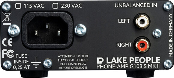 Amplificador para auscultadores Lake People Phone-Amp G103-S MKII Amplificador para auscultadores - 3