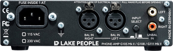 Ojačevalnik za slušalke Lake People Phone-Amp G108 Ojačevalnik za slušalke - 3