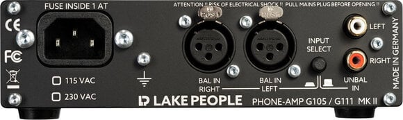 Fejhallgató erősítő Lake People Phone-Amp G111 MKII Fejhallgató erősítő - 2