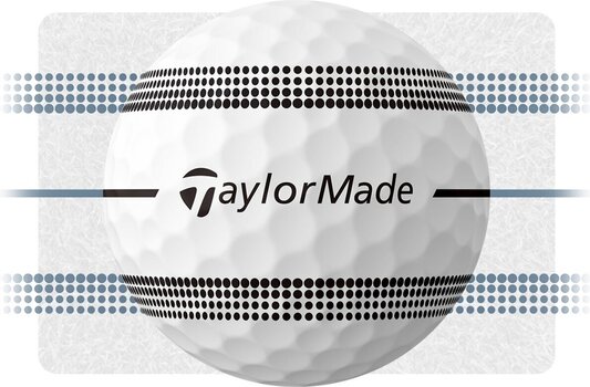 Golfové lopty TaylorMade TP5 White Stripe Golfové lopty - 3