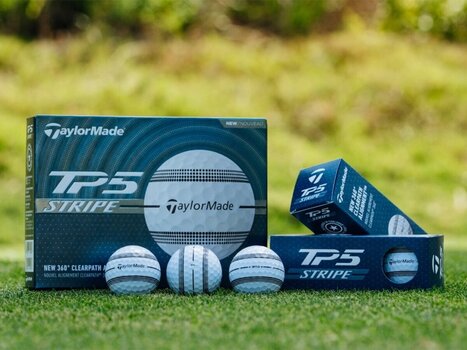 Bolas de golfe TaylorMade TP5 White Stripe Bolas de golfe - 9