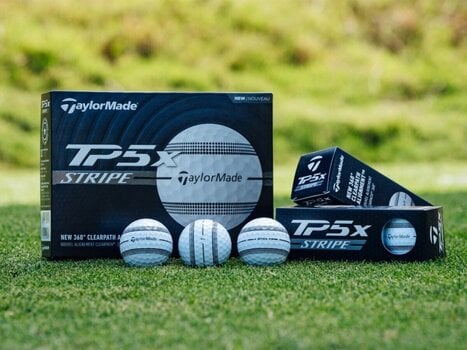 Golfball TaylorMade TP5x White Stripe Golfball - 9