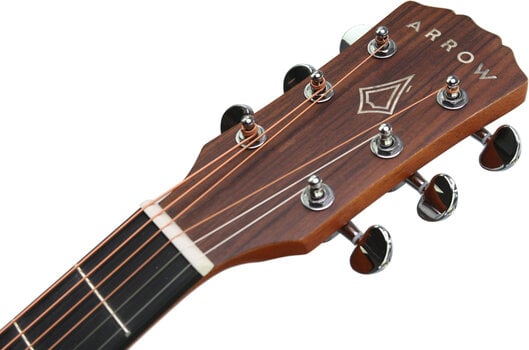 Akoestische gitaar Arrow Raw Mahogany Akoestische gitaar - 6