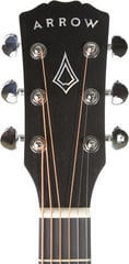 Jumbo Guitar Arrow Raw Black Jumbo Guitar - 7