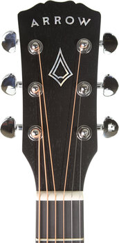 Jumbo Akustikgitarre Arrow Raw Black Jumbo Akustikgitarre - 8