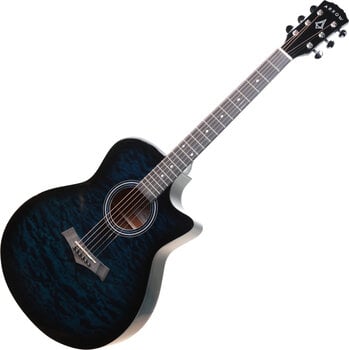 Jumbo Guitar Arrow Tiger Blue Jumbo Guitar - 3