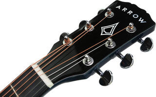 Jumbo Guitar Arrow Tiger Blue Jumbo Guitar - 6