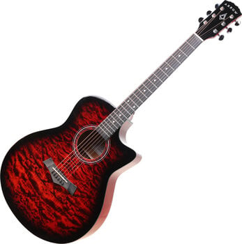 Jumbo Guitar Arrow Tiger Red Jumbo Guitar - 3