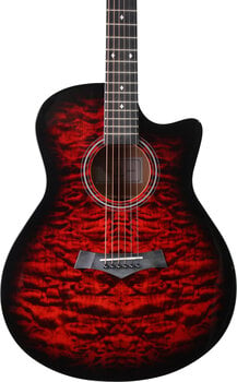 Jumbo Guitar Arrow Tiger Red Jumbo Guitar - 4