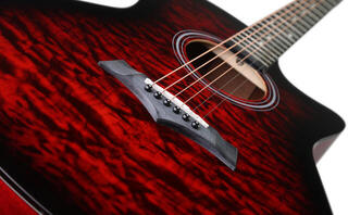 Jumbo Guitar Arrow Tiger Red Jumbo Guitar - 5