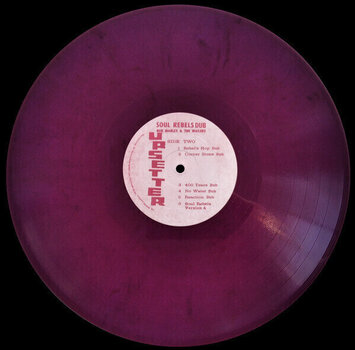 Vinylplade Bob Marley & The Wailers - Soul Rebels Dub (Purple Transluscent Marble Coloured) (Limited Edition) (LP) - 3