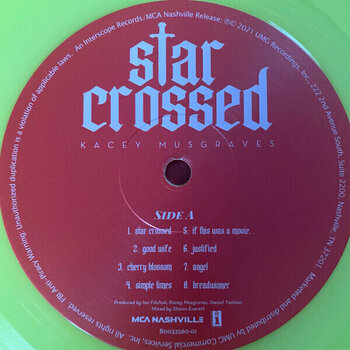 Vinylskiva Kacey Musgraves - Star-Crossed (Yellow Coloured) (LP) - 2