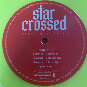 Schallplatte Kacey Musgraves - Star-Crossed (Yellow Coloured) (LP) - 3