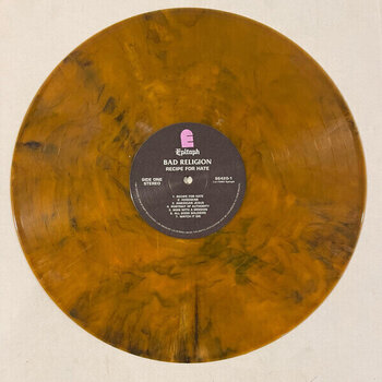 Vinylskiva Bad Religion - Recipe For Hate (Anniversary Edition) (Tigers Eye Translucent Coloured) (LP) - 2