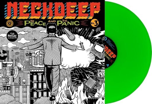 Vinyl Record Neck Deep - Peace & The Panic (Neon Green Coloured) (LP) - 2