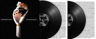 LP Information Society - Peace & Love Inc. (180 g) (Anniversary Edition) (Black Translucent Coloured) (2 LP) - 1