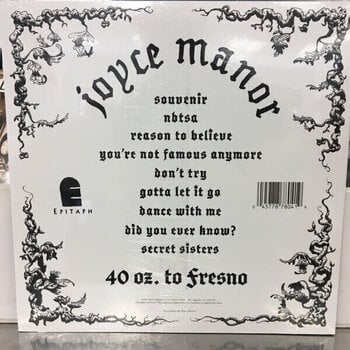 Vinyl Record Joyce Manor - 40 Oz. To Fresno (LP) - 2