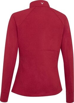 Hoodie/Sweater Callaway Lightweight Knit Heathered 1/4 Zip Top Red Heather L - 2