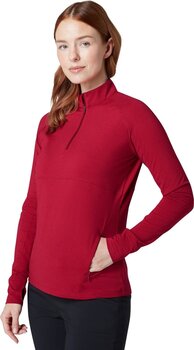 Moletom/Suéter Callaway Lightweight Knit Heathered 1/4 Zip Top Red Heather L - 5