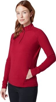 Kapuzenpullover/Pullover Callaway Lightweight Knit Heathered 1/4 Zip Top Red Heather M - 5