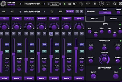 Software de estúdio de instrumentos VST Modalics MINDst Drums (Produto digital) - 2