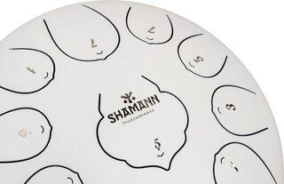 Tongue Drum Shamann 10" 11 Notes F-Major White Tongue Drum - 3