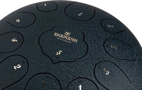 Tongue Drum Shamann 12" 11 Notes D-Major Navy Blue Tongue Drum (Just unboxed) - 4