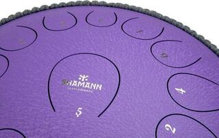 Tongue Drum Shamann 14" 13 Notes C-Major Lavender Tongue Drum - 3