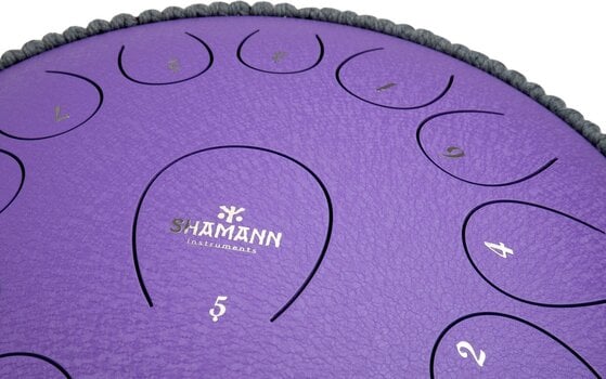 Tongue Drum Shamann 14" 13 Notes C-Major Lavender Tongue Drum (Nur ausgepackt) - 4