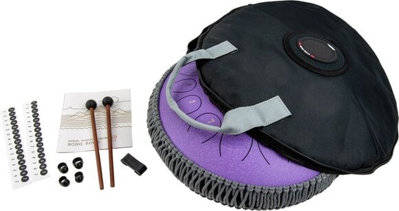 Tongue Drum Shamann 14" 13 Notes C-Major Lavender Tongue Drum (Just unboxed) - 6