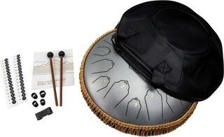 Tongue Drum Shamann 14" 15 Notes C-Major Silver Tongue Drum - 5