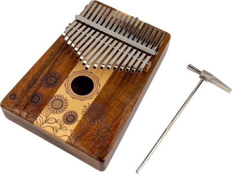 Kalimba Shamann 17 Key Flower Koa + Maple Kalimba - 4