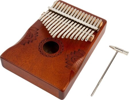 Kalimba Shamann 17 Key Red Kalimba - 4