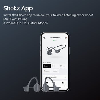 Bone Conduction-hovedtelefoner Shokz OpenRun Pro 2 Mini USB-C Black Bone Conduction-hovedtelefoner - 6