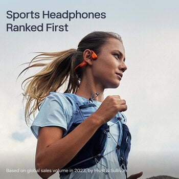 Bone Conduction Słuchawki Shokz OpenRun Pro 2 USB-C Orange Bone Conduction Słuchawki - 4