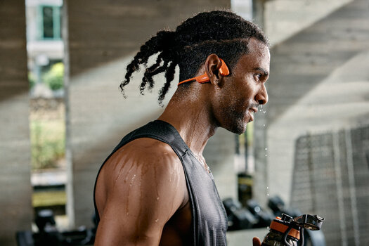 Bone Conduction Kopfhörer Shokz OpenRun Pro 2 USB-C Orange Bone Conduction Kopfhörer - 16