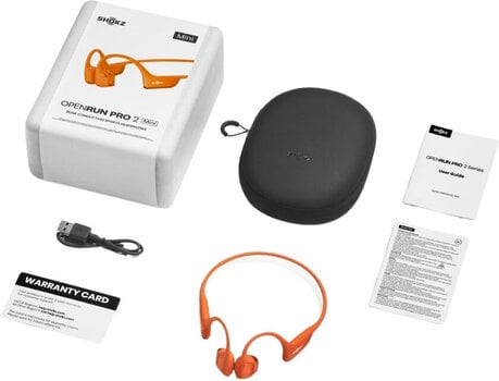 Bone Conduction Kopfhörer Shokz OpenRun Pro 2 Mini USB-C Orange Bone Conduction Kopfhörer - 3