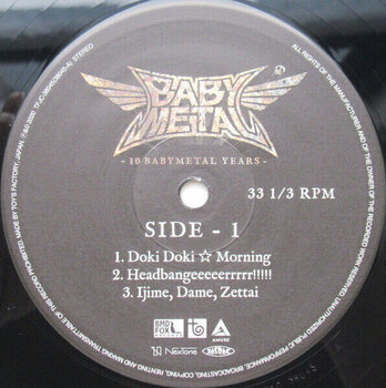 Vinyl Record Babymetal - 10 Babymetal Years (Limited Edition) (Gatefold Sleeve) (2 LP) - 2