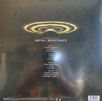 Vinyl Record Babymetal - Metal Resistance (Limited Edition) (Reissue) (Gold Coloured) (2 LP) - 3