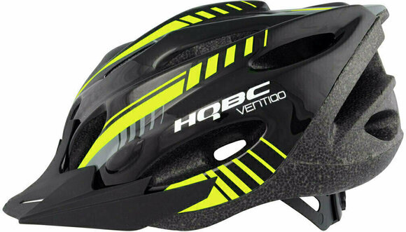 Cyklistická helma HQBC Ventiqo Black/Fluo Yellow 54-58 Cyklistická helma - 2