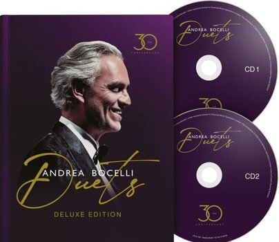 Music CD Andrea Bocelli - Duets (30th Anniversary) (Book) (2 CD) - 2