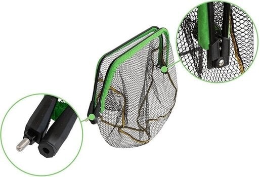 Кеп Delphin REAXE FloateR FoldCUBE 50 x 40 cm Landing Net Head - 6