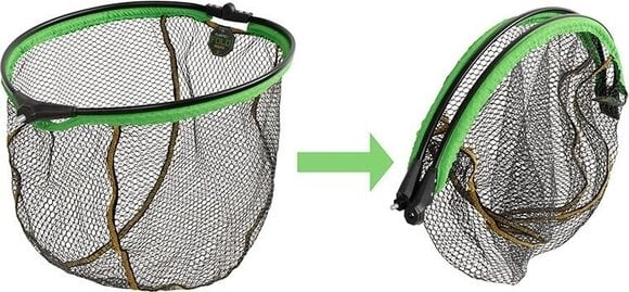 Schepnet Delphin REAXE FloateR FoldROUND 50 x 40 cm Landing Net Head - 5